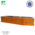 fine craved solid wood coffin